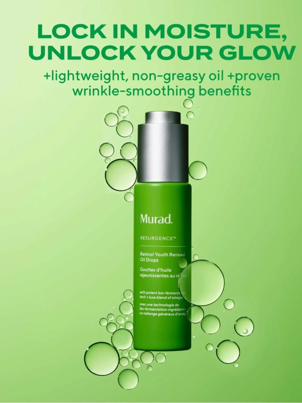 🌿 Murad Retinol Youth Renewal Oil Drops 1 oz Brand New In Box